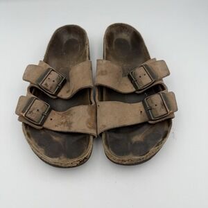 Birkenstock Arizona Brown Leather Women's Size EUR‎ 37/US 6.5 Made In Germany